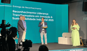 Paulo Wanick recebe prêmio de Liderança Transformadora em Inovação e Sustentabilidade